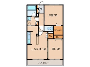 テラッツァ白壁の物件間取画像